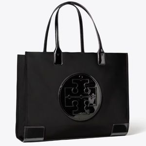 TORY BURCH ELLA PATENT TOTE BAG